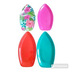 Melamine Plastic Serving Platters (set of 4)